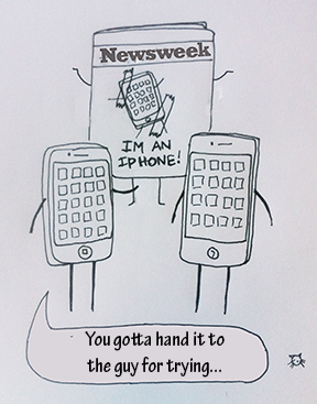 Newsweek pretends to be an app.