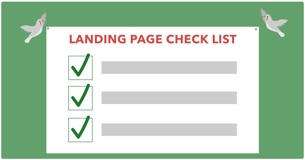 Landing Page Check list